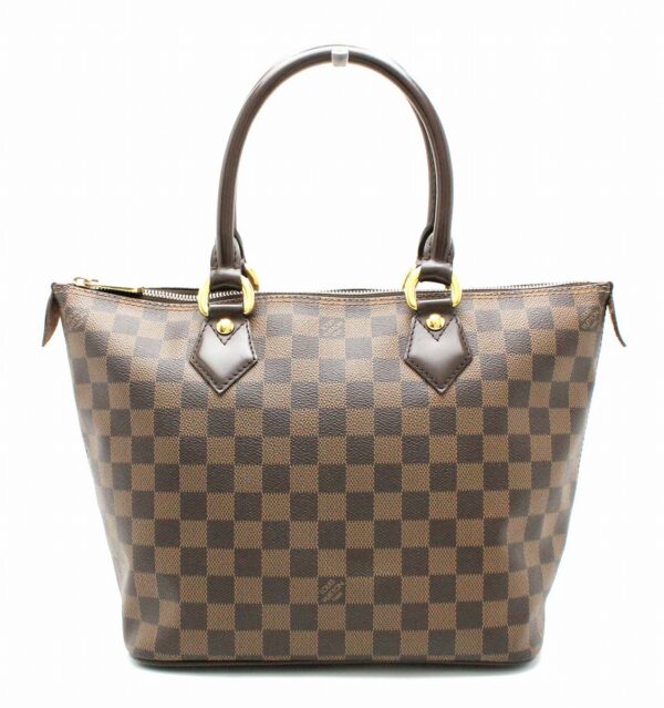 11661088 Louis Vuitton Damier Saleya PM Tote Bag Canvas Brown