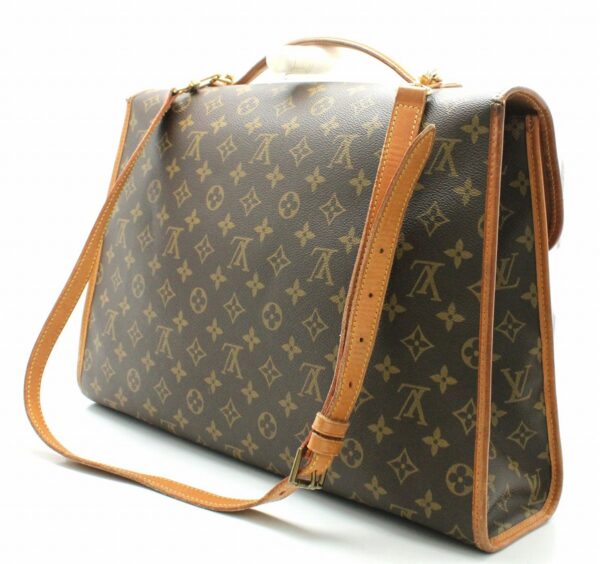 11661108 1 Louis Vuitton Monogram Beverly 41 Handbag Canvas Brown