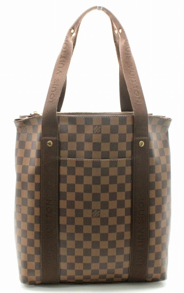 11661182 Louis Vuitton Damier Cabas Bobur Tote Bag Canvas Brown