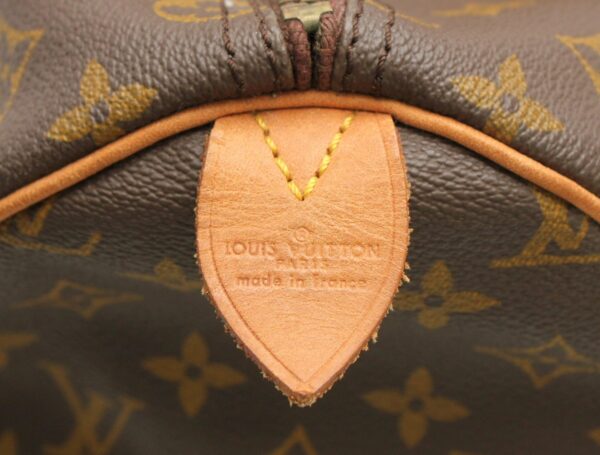 11661268 8 Louis Vuitton Monogram Speedy 35 Bag Canvas Brown