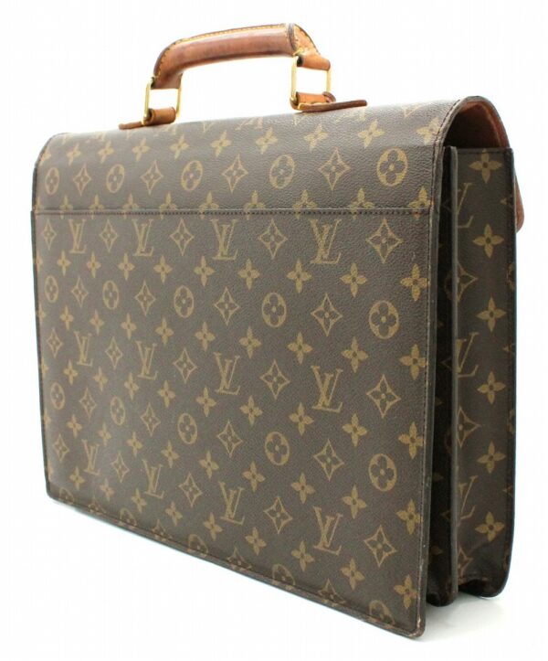 11661269 1 Louis Vuitton Monogram Serviette Conseil Briefcase Canvas Brown