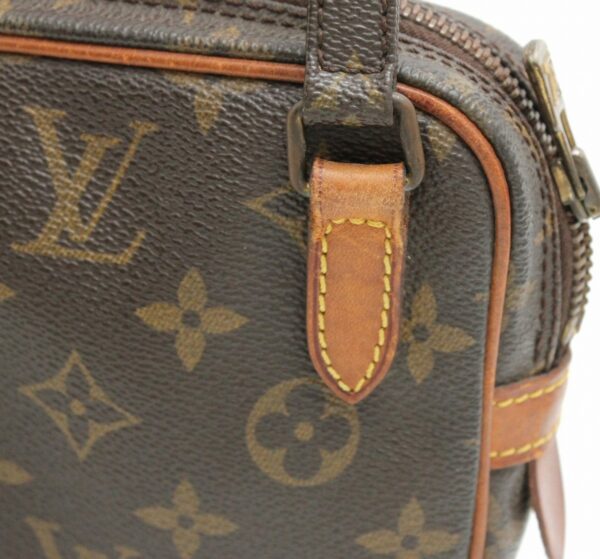 11661271 6 Louis Vuitton Monogram Marly Bandouliere Pochette Canvas Brown