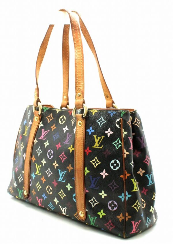 11661342 1 Louis Vuitton Monogram Aurelia MM Tote Bag Canvas Black