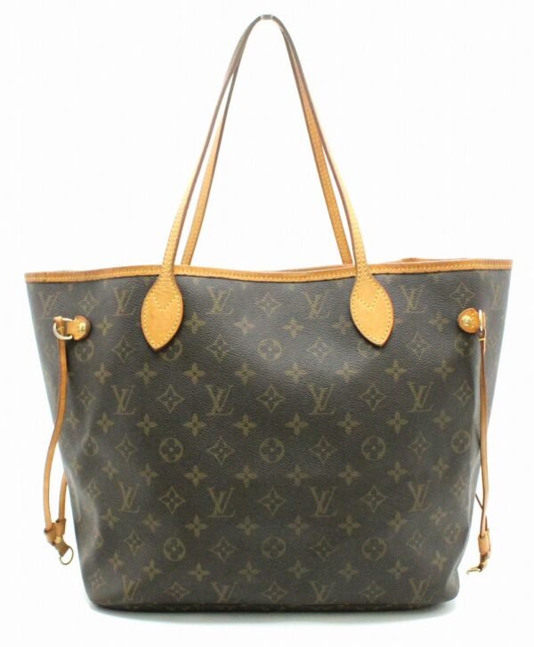 11661343 Louis Vuitton Monogram Neverfull MM Tote Bag Canvas Brown