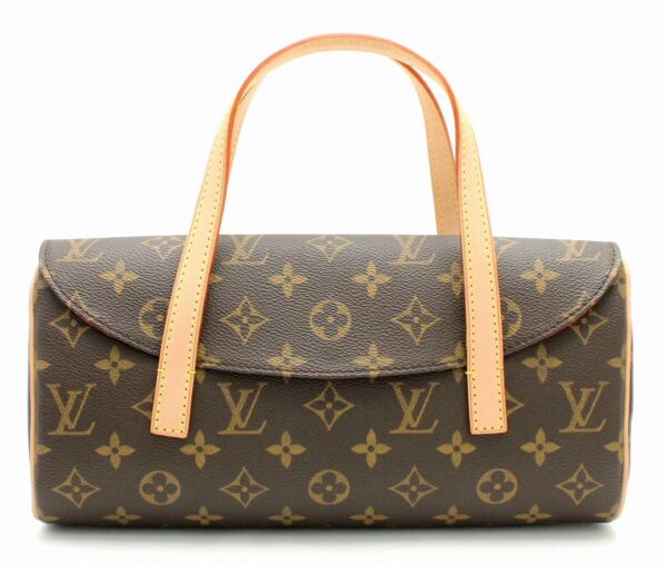 11661374 Louis Vuitton Monogram Sonatine Handbag Canvas Brown