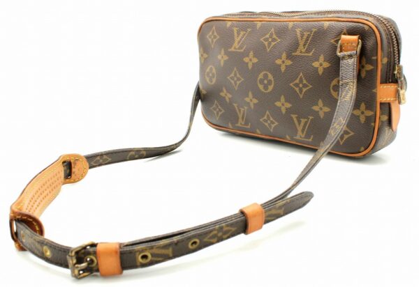 11661443 1 Louis Vuitton Monogram Marly Bandouliere Pochette Canvas Brown