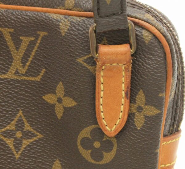 11661443 6 Louis Vuitton Monogram Marly Bandouliere Pochette Canvas Brown