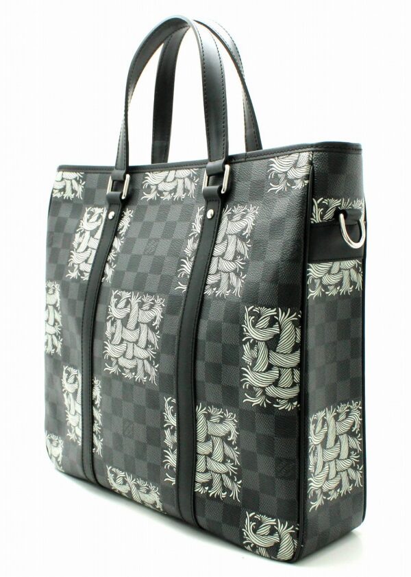 11661506 1 Louis Vuitton Graphite Christopher Nemeth Tadao PM Tote Black