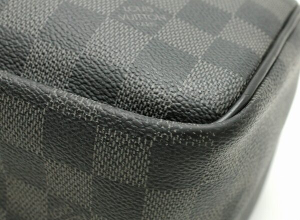 11661532 2 Louis Vuitton Damier Graphite Toilette Pouch Canvas Black