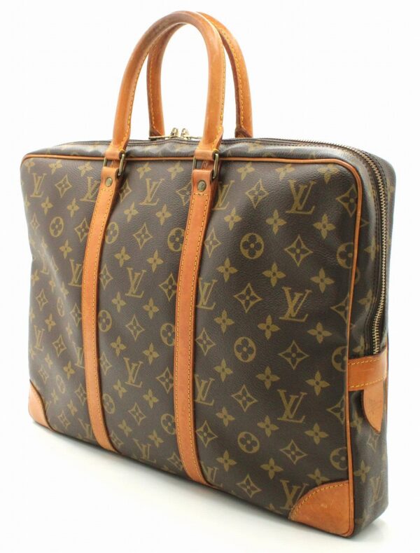 11661605 1 Louis Vuitton Porte de Cumin Voyage Briefcase Brown