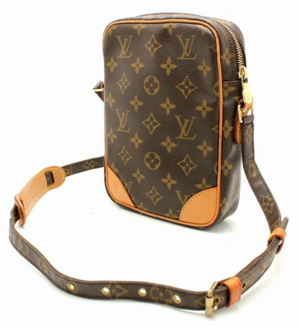 11661606 1 Louis Vuitton Monogram Danube Shoulder Bag Canvas Brown