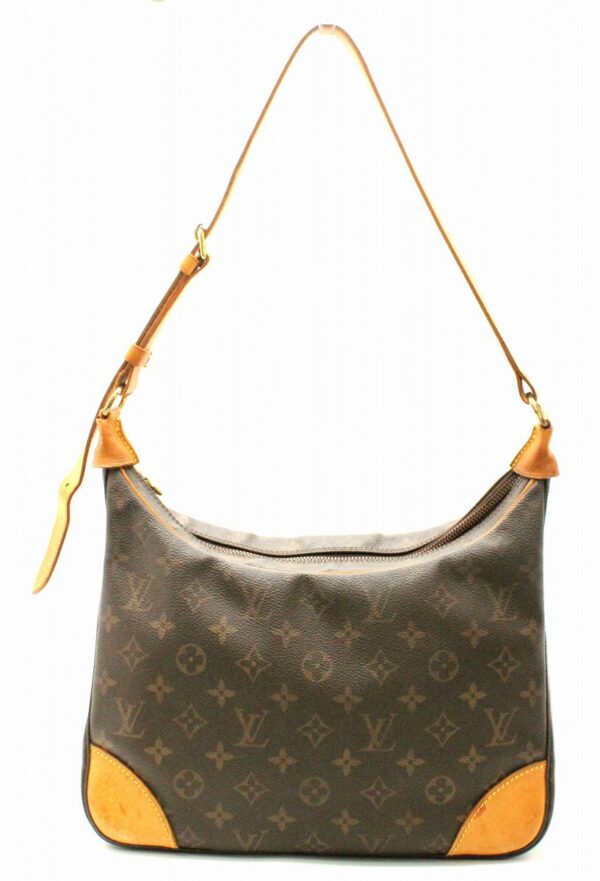 11661639 Louis Vuitton Monogram Boulogne Shoulder Bag Canvas Brown