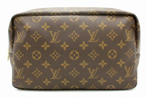 11661644 Louis Vuitton Monogram Truth Toilette 28 Pouch Canvas Brown