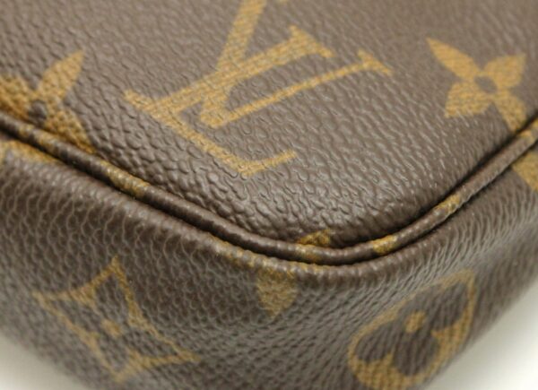 11661806 2 Louis Vuitton Monogram Pochette Accessory Pouch Canvas Brown