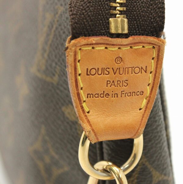 11661806 8 Louis Vuitton Monogram Pochette Accessory Pouch Canvas Brown