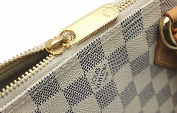 11661922 5 Louis Vuitton Damier Azur Saleya PM Tote Bag Canvas White