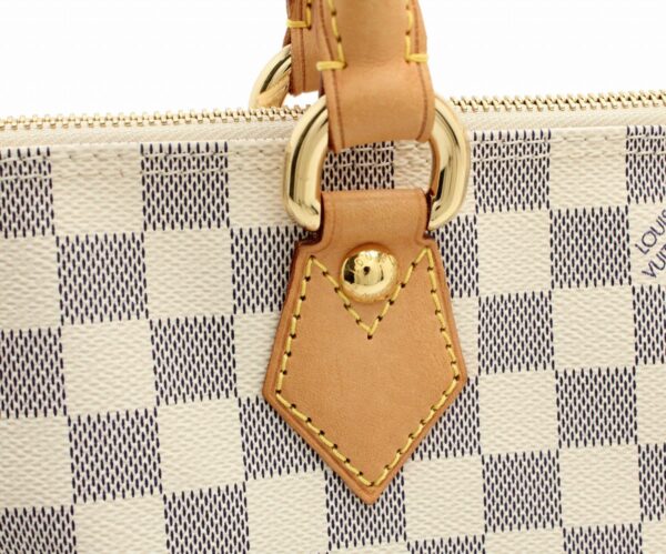 11661922 6 Louis Vuitton Damier Azur Saleya PM Tote Bag Canvas White