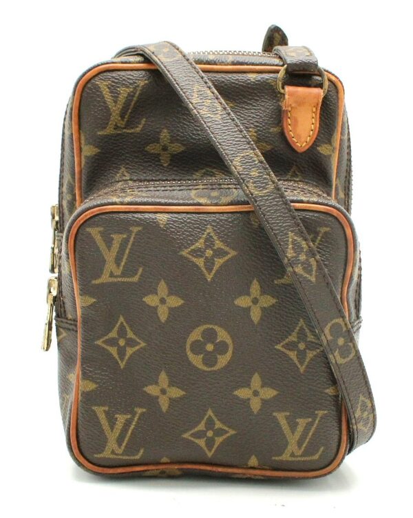 11661926 Louis Vuitton Monogram Mini Amazon Shoulder Bag Canvas Brown