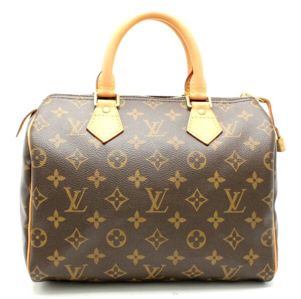 11661949 Louis Vuitton Monogram Speedy 25 Bag Canvas Brown