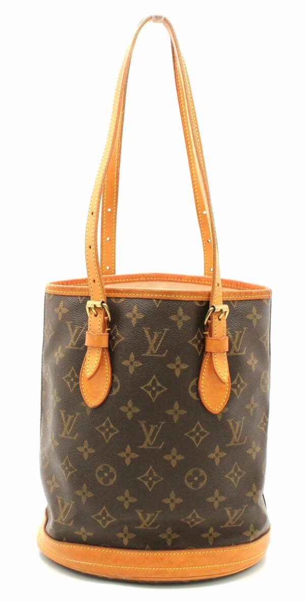 11661967 Louis Vuitton Monogram Bucket PM Shoulder Bag Canvas Brown