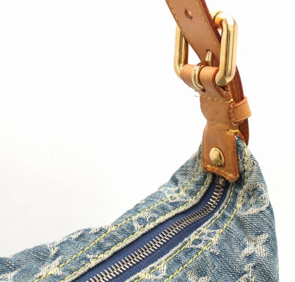 11662010 6 Louis Vuitton Monogram Denim Baggy GM Shoulder Bag Denim Blue