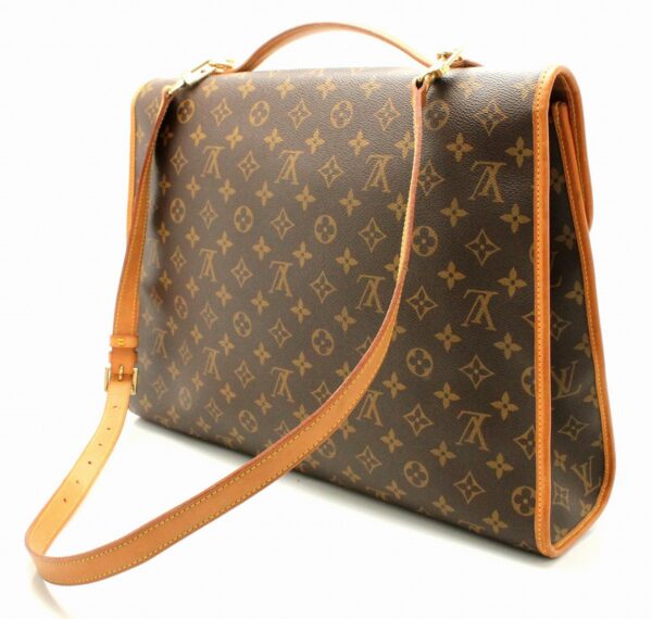 11662077 1 Louis Vuitton Monogram Beverly 44 Shoulder Bag Canvas Brown