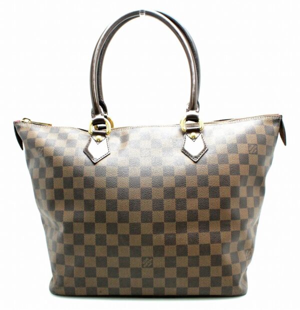 11662093 Louis Vuitton Damier Saleya MM Tote Bag Canvas Brown