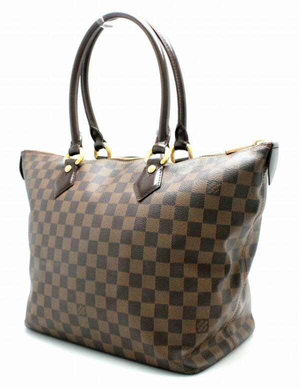 11662093 1 Louis Vuitton Damier Saleya MM Tote Bag Canvas Brown