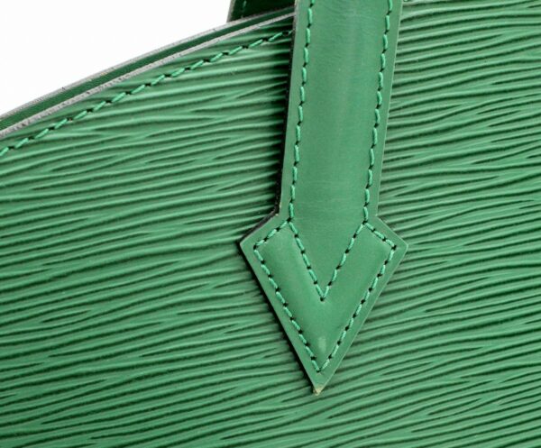 11662123 6 Louis Vuitton Epi Saint Jacques Shoulder Bag Leather Green