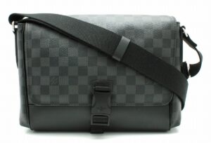 11662136 Prada Boston Bag Nylon Leather Black