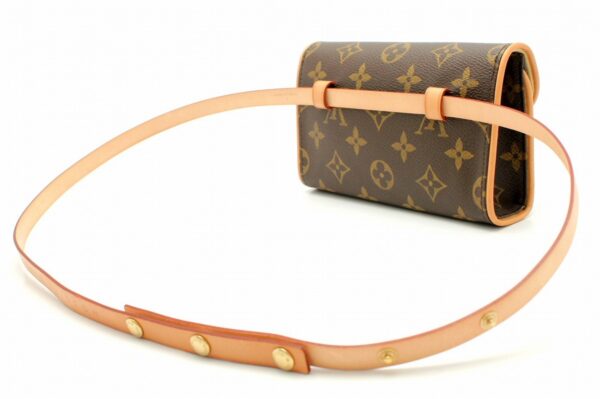 11662160 1 Louis Vuitton Monogram Pochette Florentine Waist Bag Canvas Brown