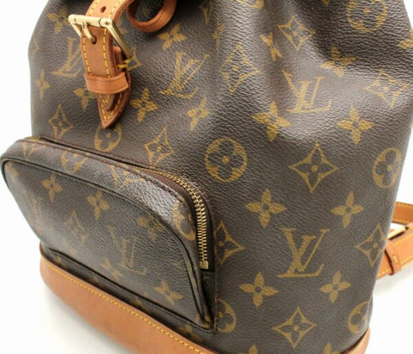 11662163 7 Louis Vuitton Monogram Montsouris MM Backpack Canvas Brown