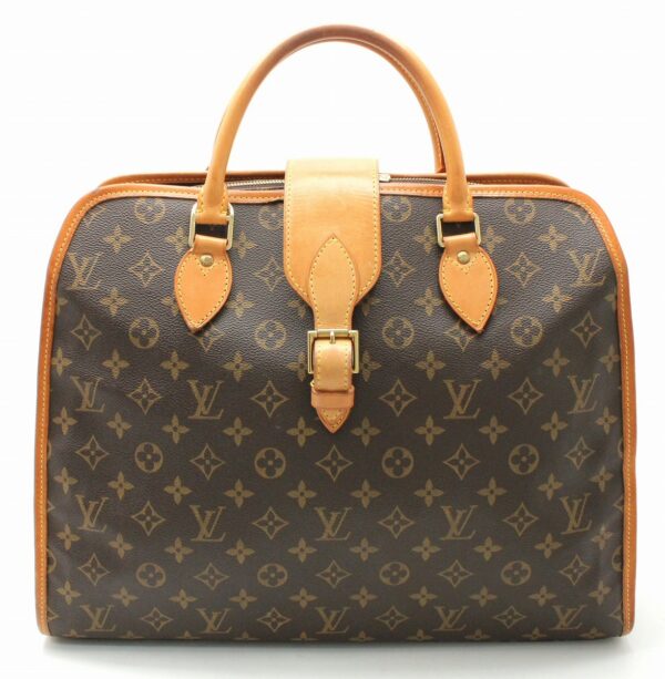 11662182 Louis Vuitton Monogram Rivoli Tote Bag Canvas Brown