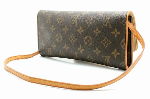 11662192 1 Louis Vuitton Monogram Pochette Twin GM Shoulder Bag Canvas Brown