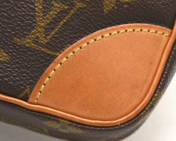 11662198 2 Louis Vuitton Monogram Marly Dragonne Clutch Bag Canvas Brown