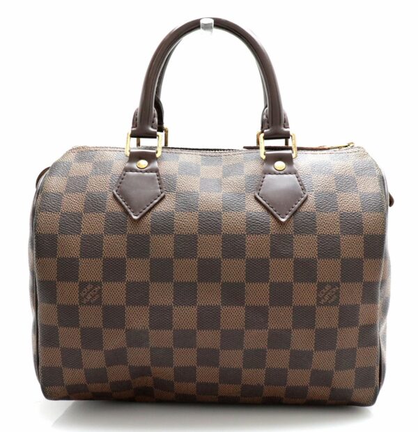 11662203 Louis Vuitton Damier Speedy 25 Bag Canvas Brown