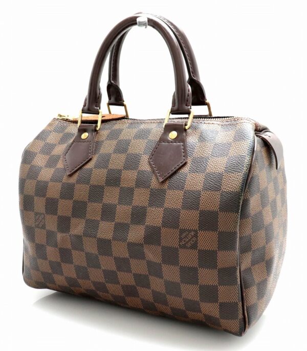 11662203 1 Louis Vuitton Damier Speedy 25 Bag Canvas Brown