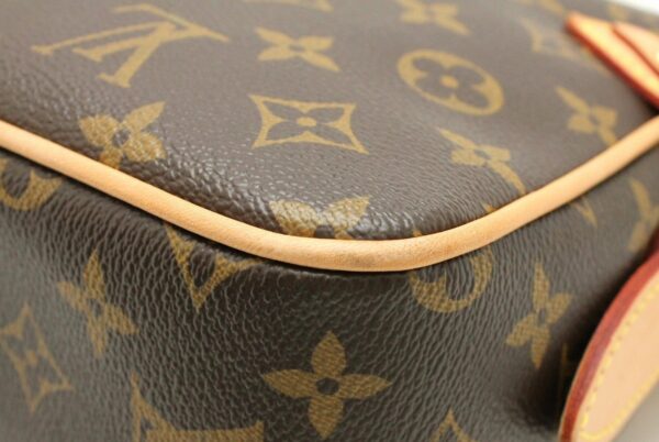 11662217 2 Louis Vuitton Monogram Hudson PM Shoulder Bag Canvas Brown