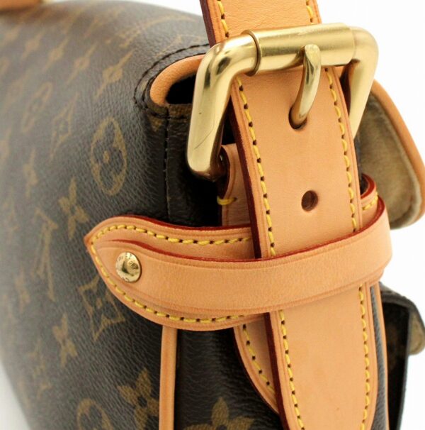 11662217 6 Louis Vuitton Monogram Hudson PM Shoulder Bag Canvas Brown