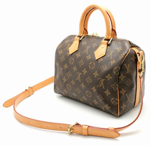 11662224 1 Louis Vuitton Monogram Speedy Bandouliere 25 Bag Canvas Brown