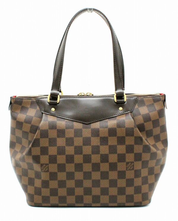 11662229 Louis Vuitton Damier Westminster PM Tote Bag Canvas Brown