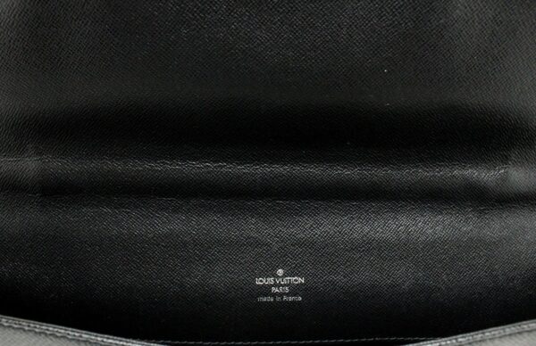 11662252 8 Louis Vuitton Taiga Angara Document Bag Leather Black