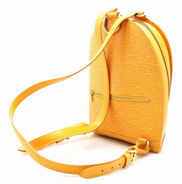 11662255 1 Louis Vuitton Epi Mabillon Rucksack Leather Yellow