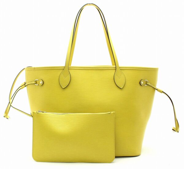 11662281 Louis Vuitton Epi Neverfull MM Tote Bag Leather Yellow