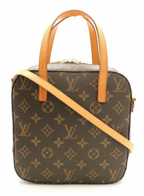 11662288 Louis Vuitton Monogram Spontini Shoulder Bag Canvas Brown