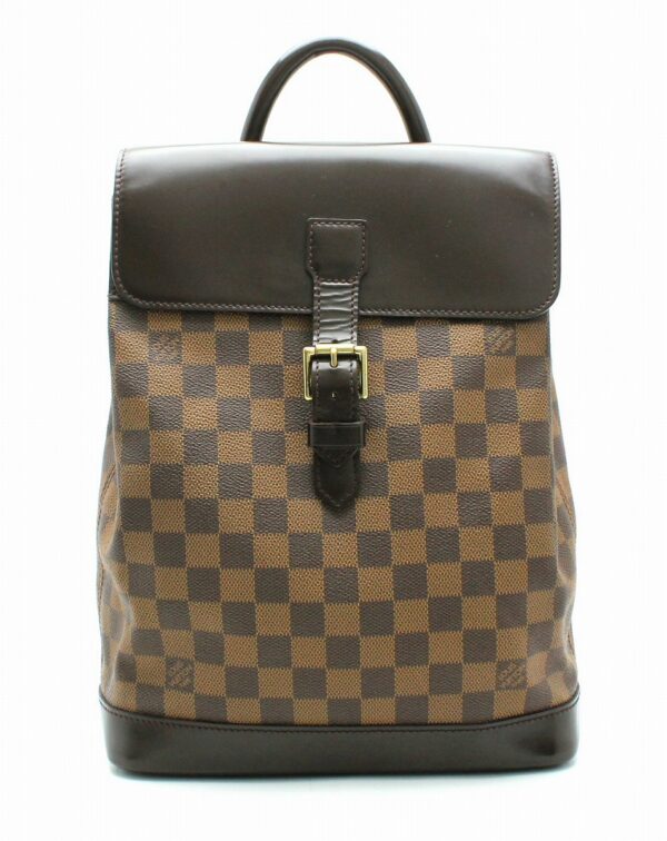 11662292 Louis Vuitton Damier Soho Rucksack Canvas Brown