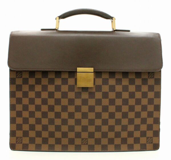 11662324 Louis Vuitton Damier Altona PM Business Bag Canvas Brown