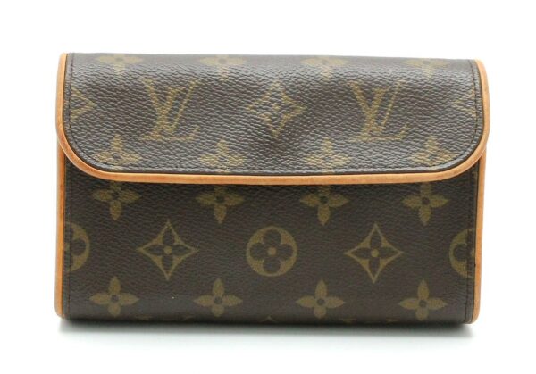 11662352 Louis Vuitton Monogram Pochette Florentine Waist Bag Canvas Brown