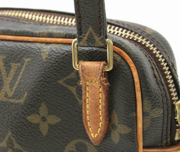 11662354 6 Louis Vuitton Monogram Marly Bandouliere Shoulder Bag Canvas Brown