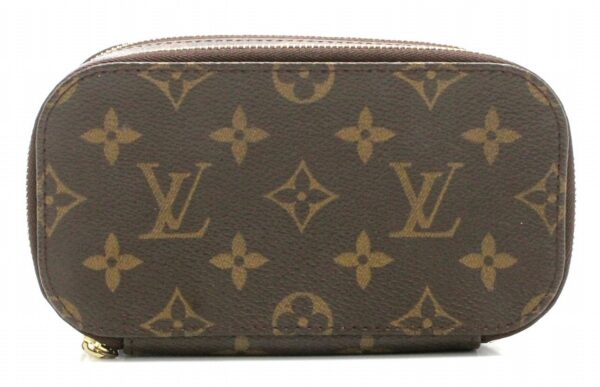 11662369 Louis Vuitton Monogram Truth Pouch Canvas Brown